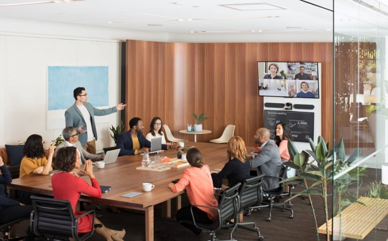 Giải pháp cho phòng họp lớn của Logitech - Logitech Rally | Giải pháp hội họp trực tuyến